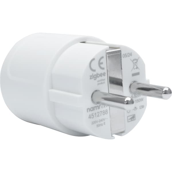 Namron Zigbee Smart Plug Dimmer 150W Hvit