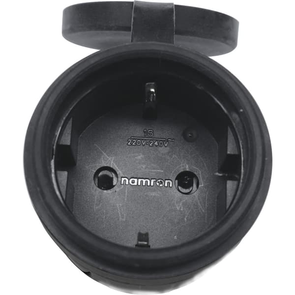Namron Zigbee Smart Plug 16A IP44 Sort