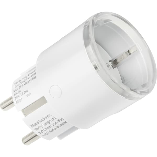 Shelly Plug S Gen 3 - Hvit