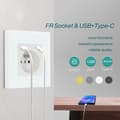 Pikkukuva 5 / 7: OBOSOE pistorasia USB:llä ja Type-C:llä – Schuko Pistorasia 5V 2.1A, monipistorasia matkapuhelimelle, tabletille, PC:lle