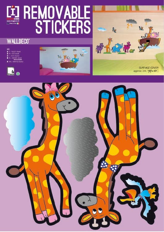 Noas ark (Noah's Ark) wallsticker / vægdekor