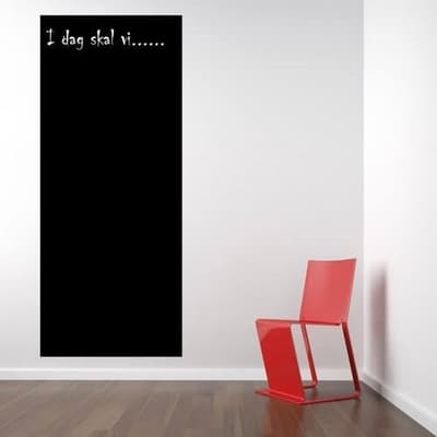 Sort tavle til kridt - wallstickers