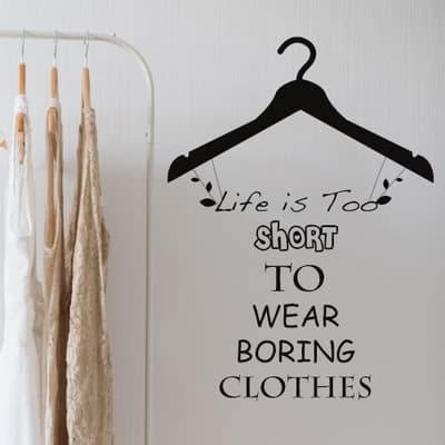 Life is too short - wallstickers