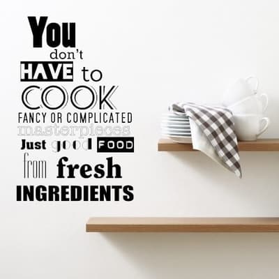 You don't have to cook - wallstickers