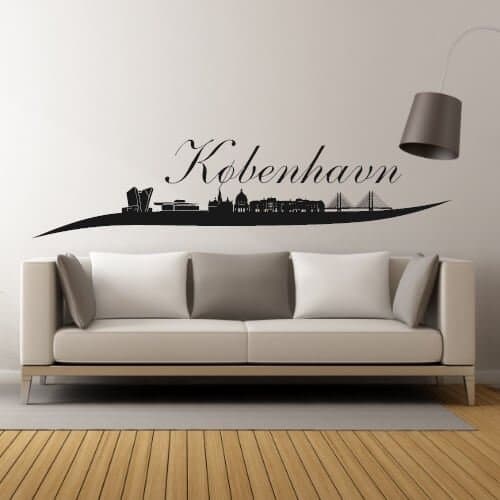 København skyline - wallstickers