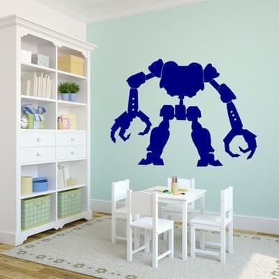 Hovedløs robot - wallstickers