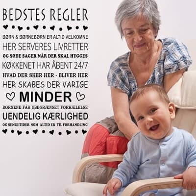Valgfri bedste regler - wallstickers