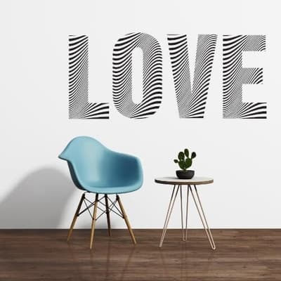Zebra Love - wallstickers