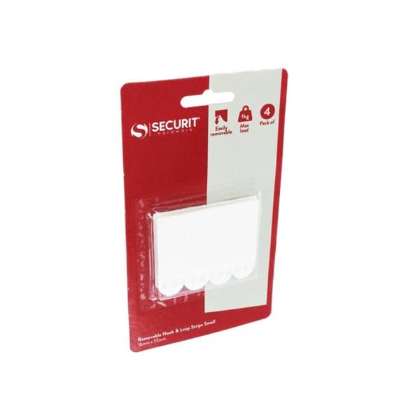 Securit Hook And Loop Pads (Pack of 4)