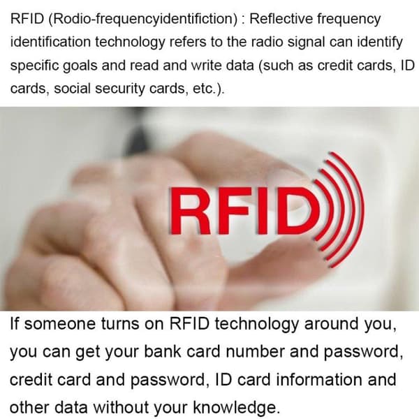 Svart pung i okselæder med RFID-beskyttelse og mange praktiske rum