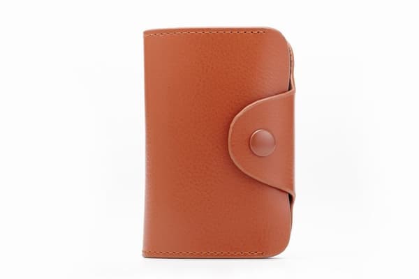 RFID korthållare äkta läder - i 4 färger Brun One-size