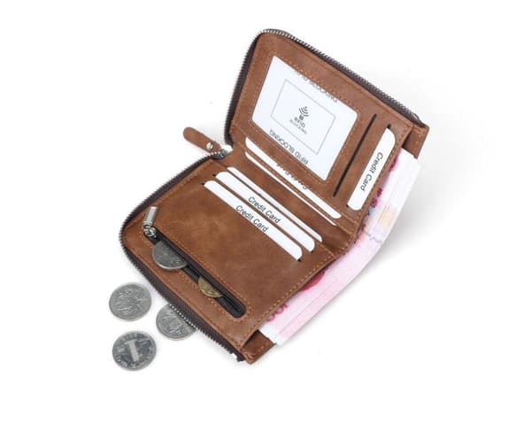 Plånbok med RFID-blockering "Zip Wallet"
