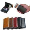 Pikkukuva 1 / 5: Fawn RFID Protection Wallet Kortin haltija 5kpl kortit (Aito nahka) -laatia Button