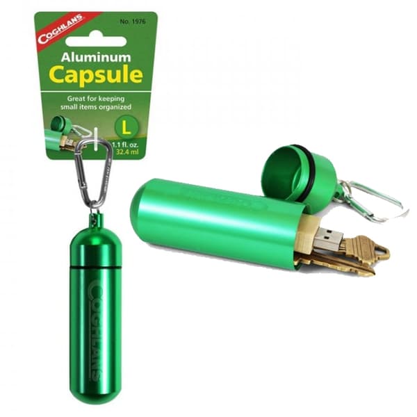 COGHLANS ALUMINIUM CAPSULE LARGE CG1976, vattentät kapsel, vattentät plånbok