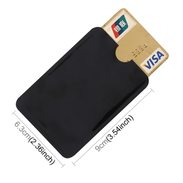 RFID Blokerende Kortholder - Pakke med 10 stk. 9 x 6,3 cm