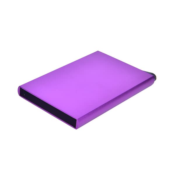 Pop-up kortholder - aluminiumskasse - (RFID-sikker)