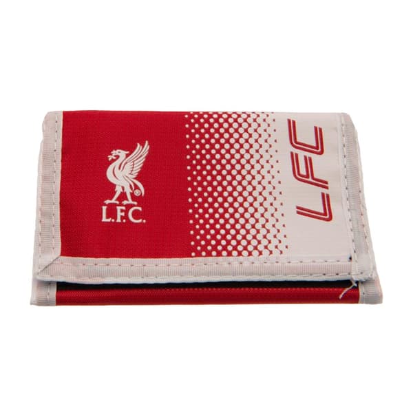 Liverpool FC Nylonplånbok med touchfästning med blek design Red/White One Size
