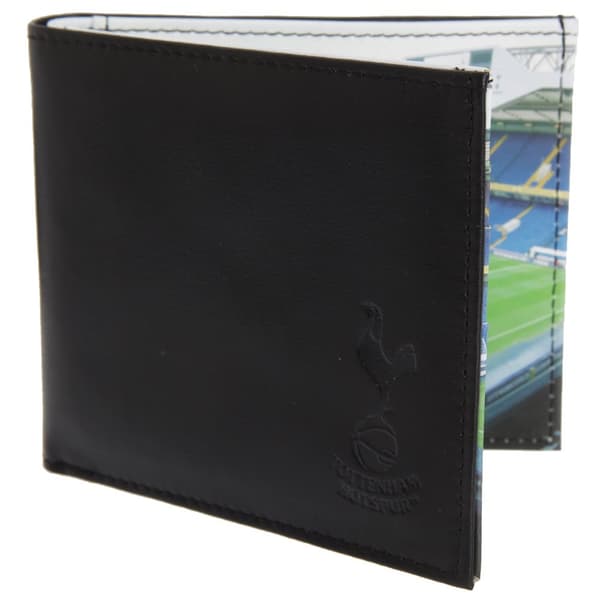 Tottenham Hotspur FC Mens Official Football Stadium läder plånbok Black One Size