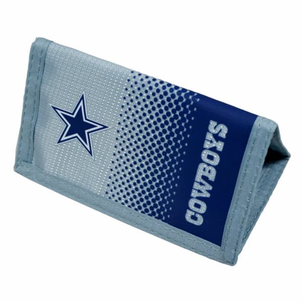 Dallas Cowboys Officiell NFL Fade Crest Design plånbok Blue/Silver One Size