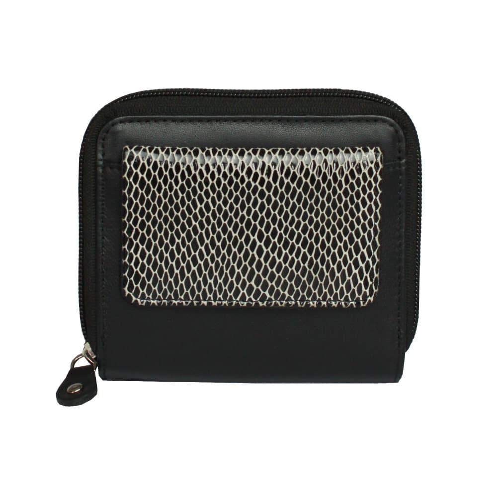 Eastern Counties Leather Kvinnor / damer Alexa Zip Around Snake Panel handväska