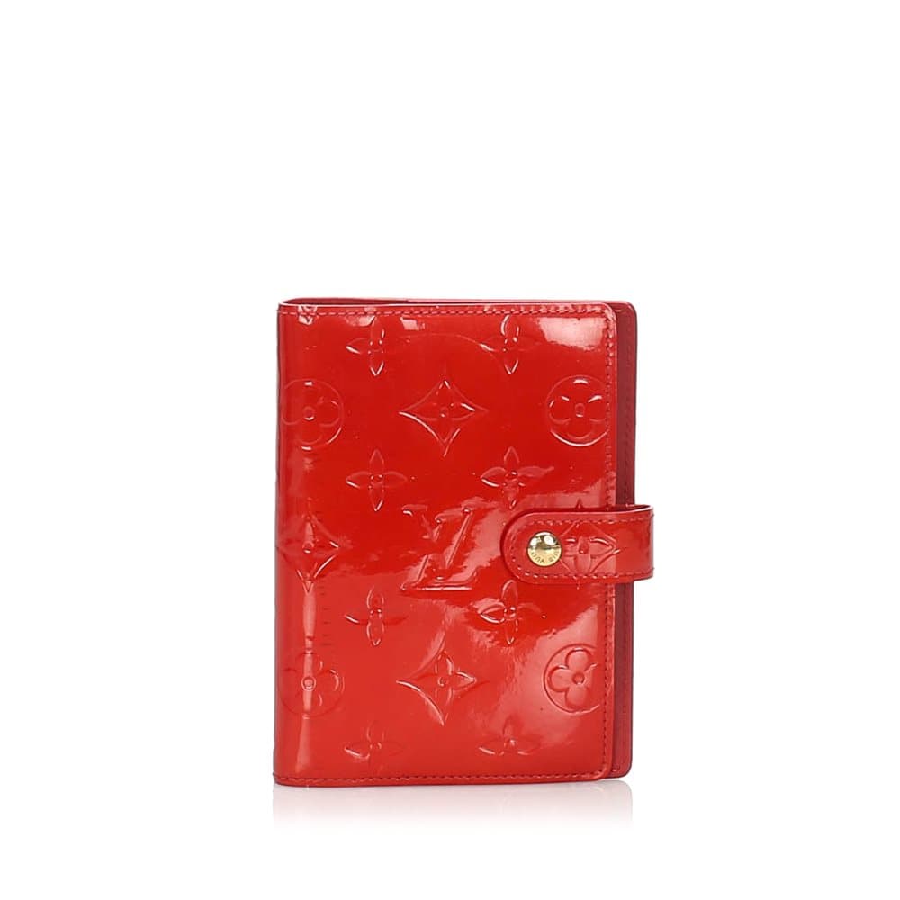 Louis Vuitton Vernis Agenda PM Red