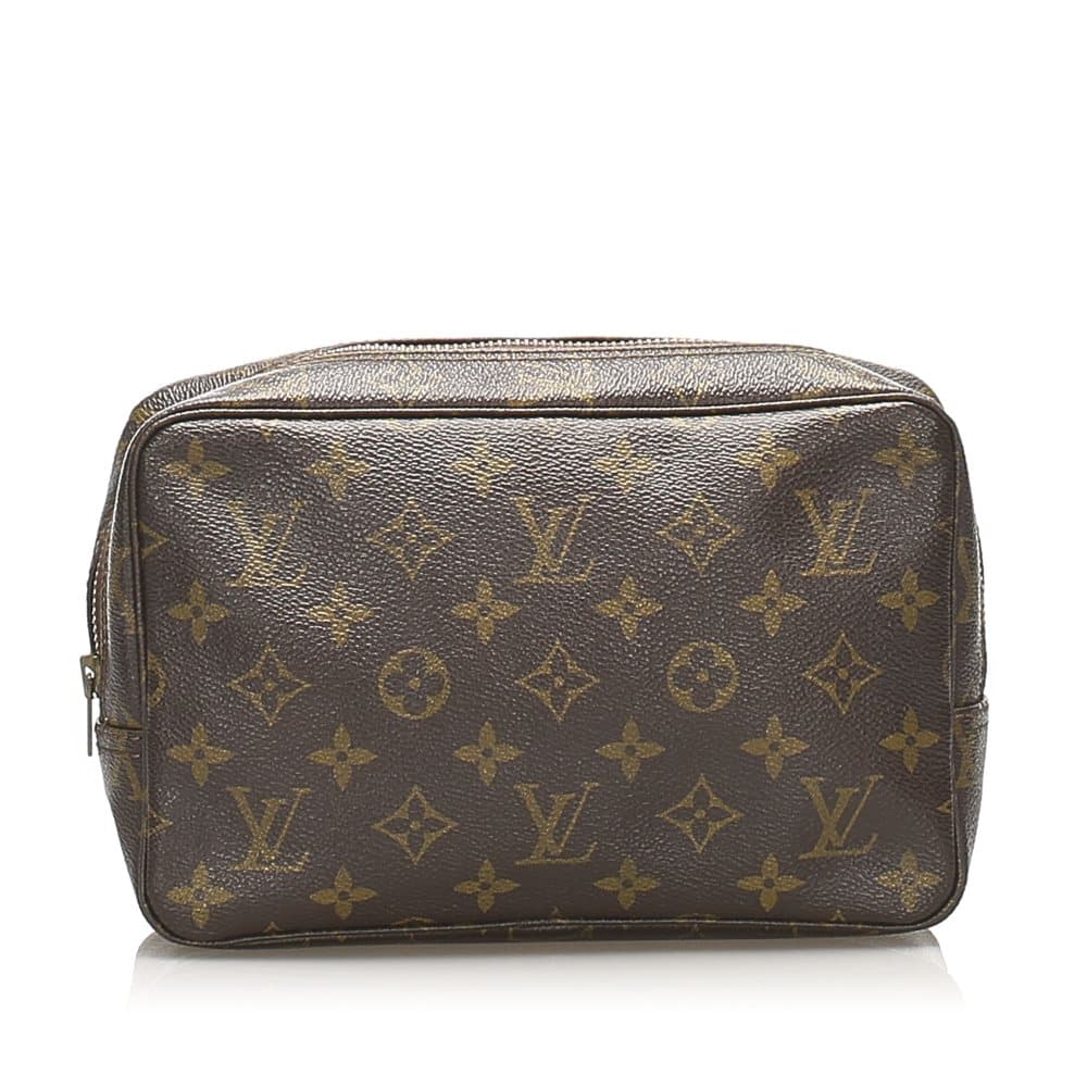 Louis Vuitton Monogram Trousse Toilette 23 Brown