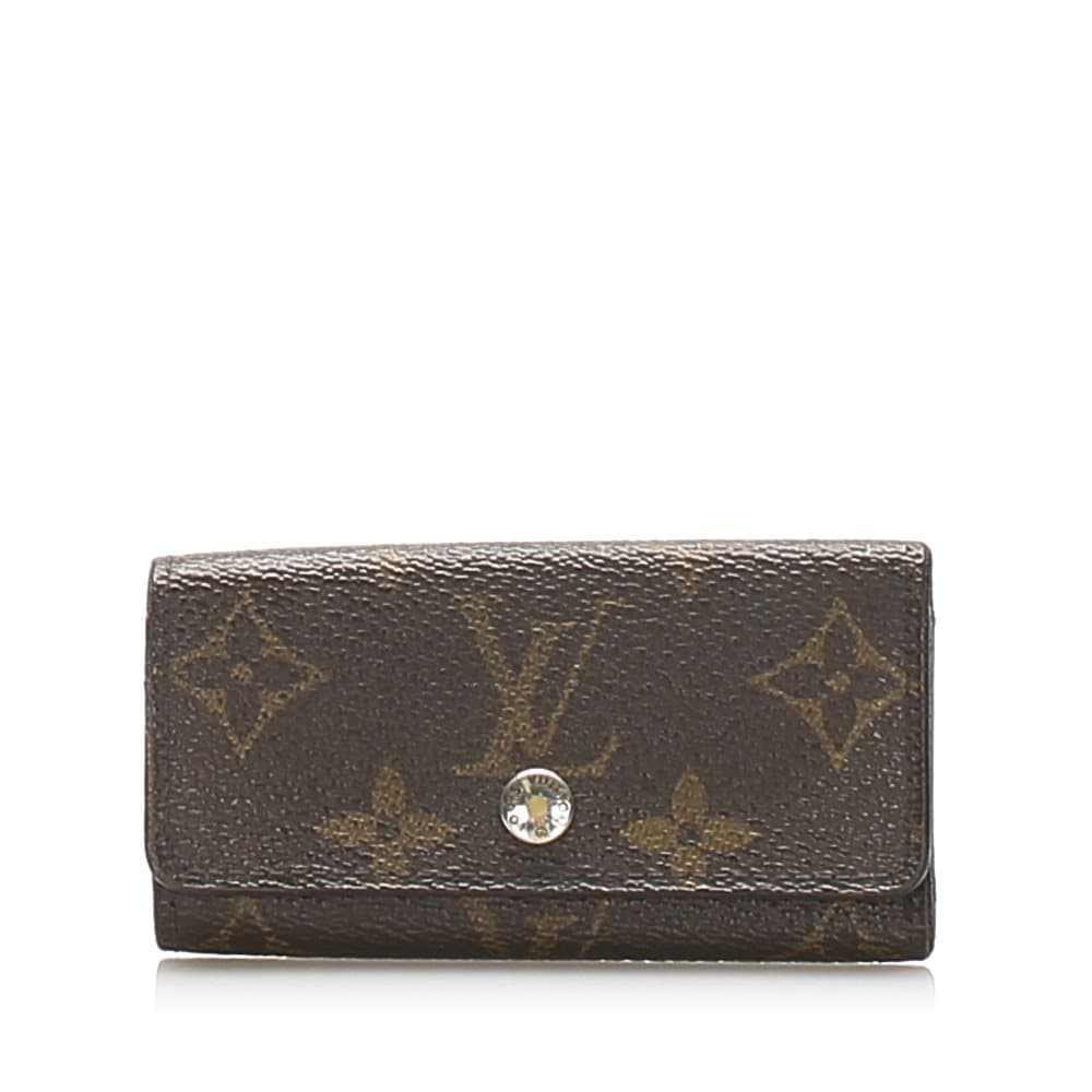 Louis Vuitton Monogram 4 Key Holder Brown