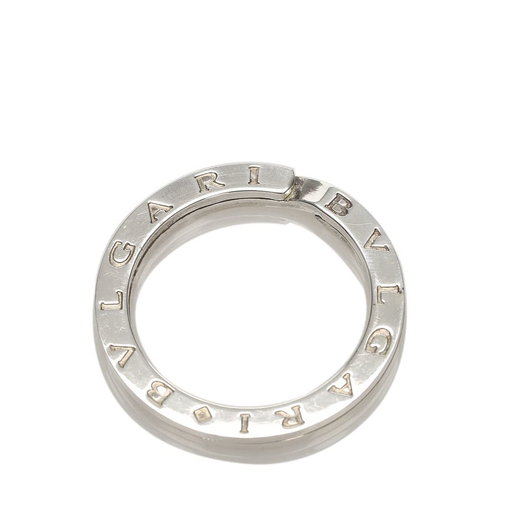 Bvlgari Logo Silver Key Ring Silver