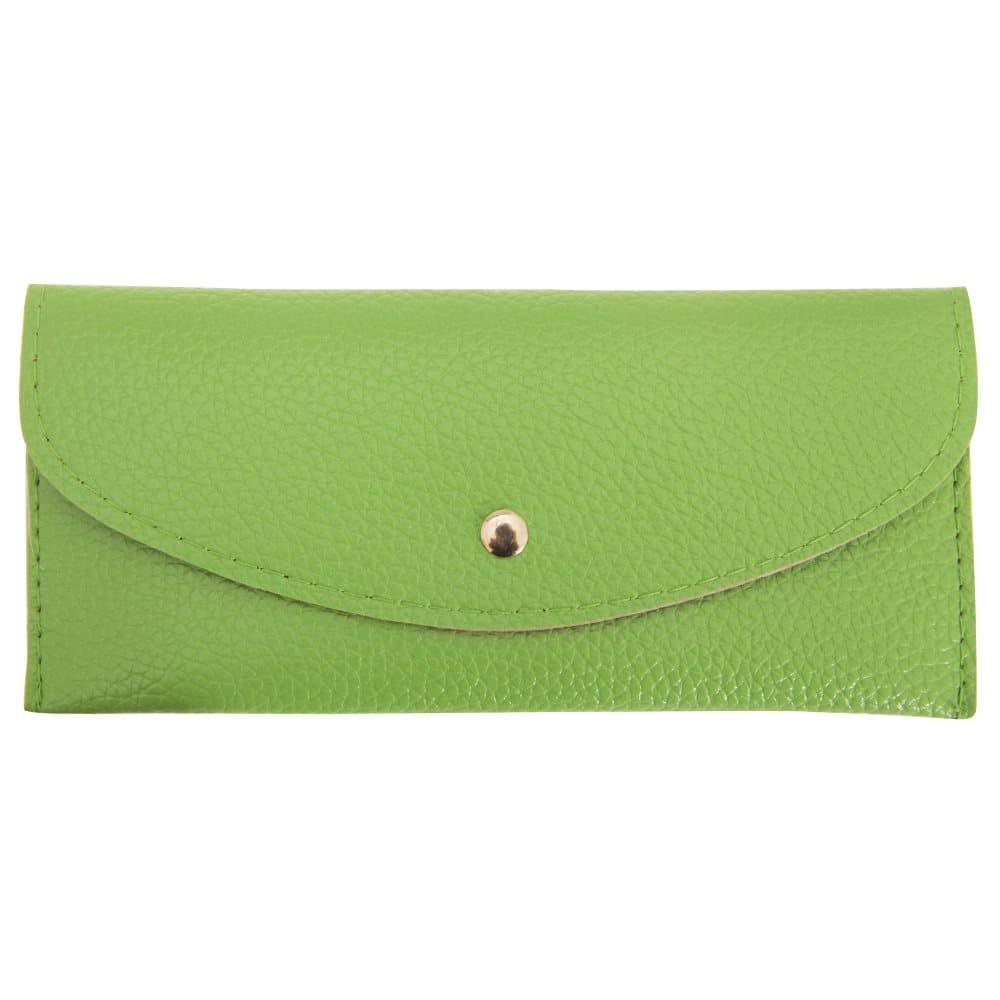 Womens/Ladies Faux Leather Snap Fasten Purse