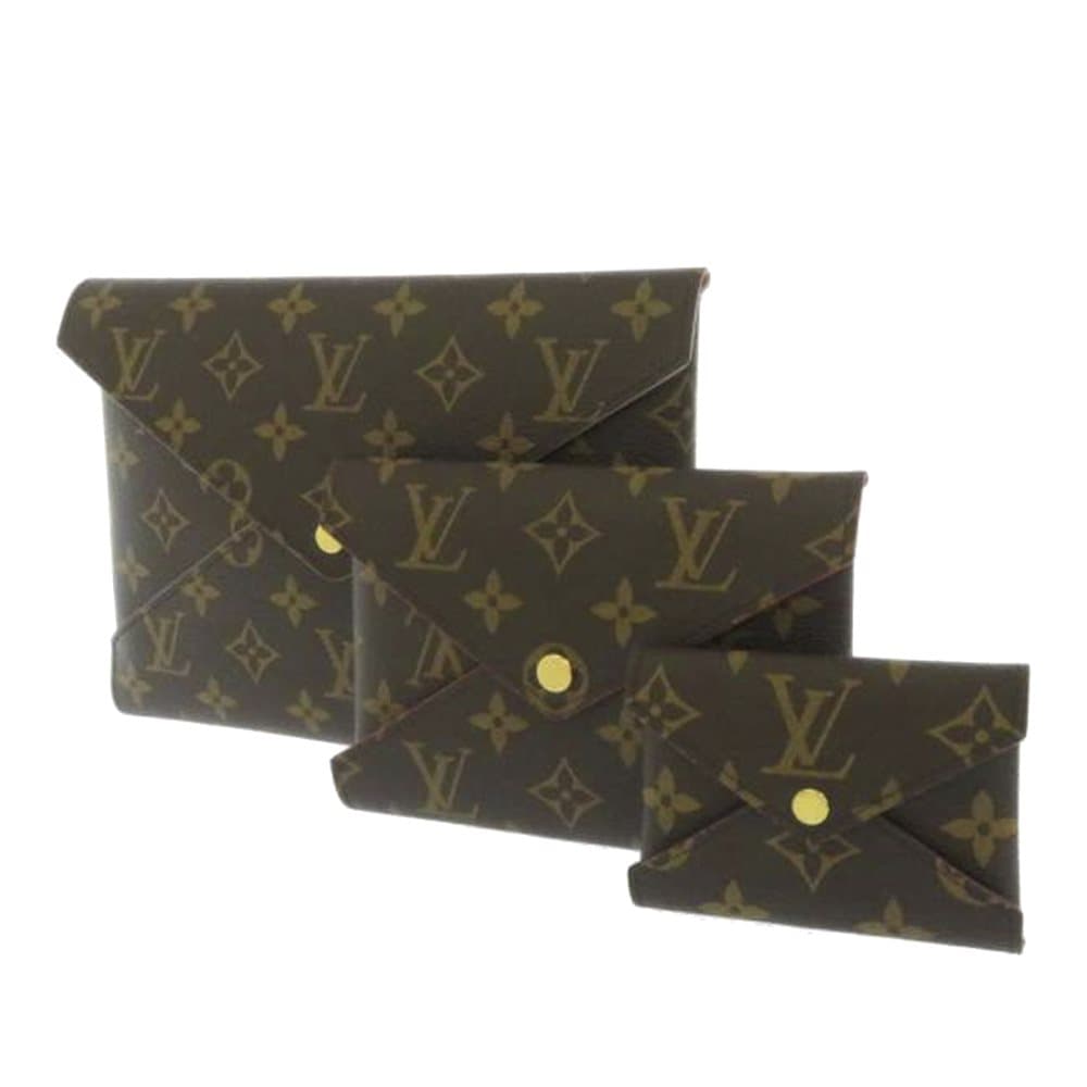 Louis Vuitton Monogram Kirigami Pochette Set Brown