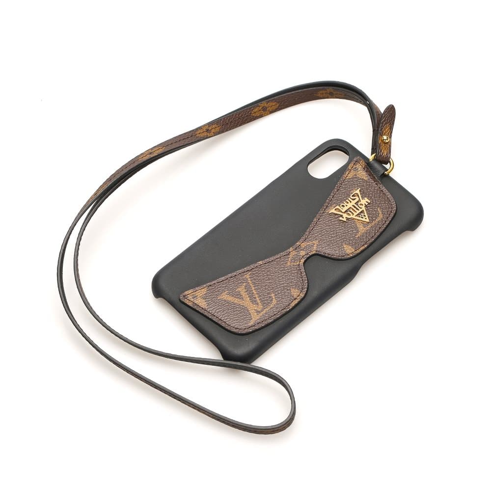 Louis Vuitton Monogram Iphone X XS Bumper Shades Black