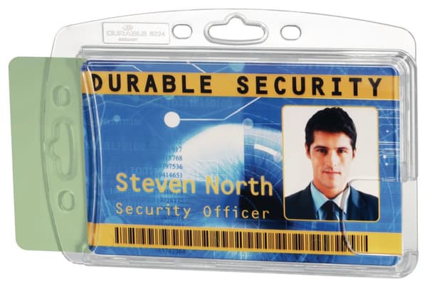 Korthållare DURABLE akryl dubbels.10/fp