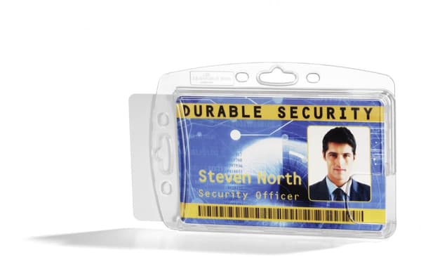 Korthållare DURABLE akryl dubbels.10/fp