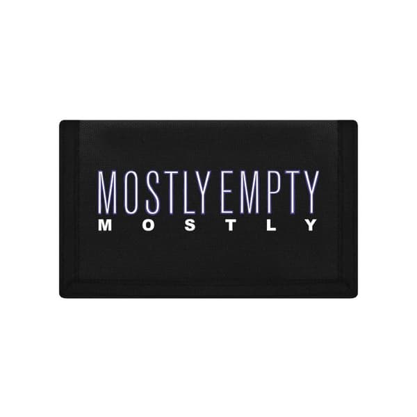 Grindstore Mostly Empty Wallet Black/Lilac One Size
