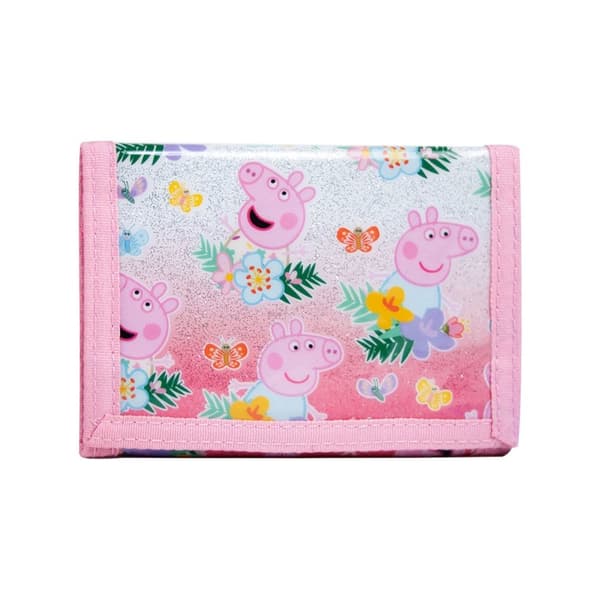 Peppa Pig Plånbok för flickor med tryck överallt Pink One Size