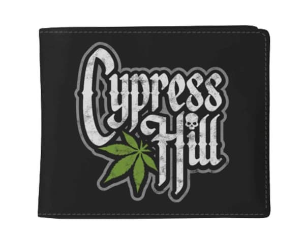 Cypress Hill Wallet Honor Band Logo Official Black Bifold One Size