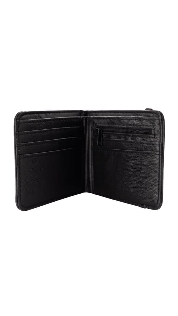 Fall Out Boy Wallet Reaper Gang Band Logo Official Black Bifold One Size