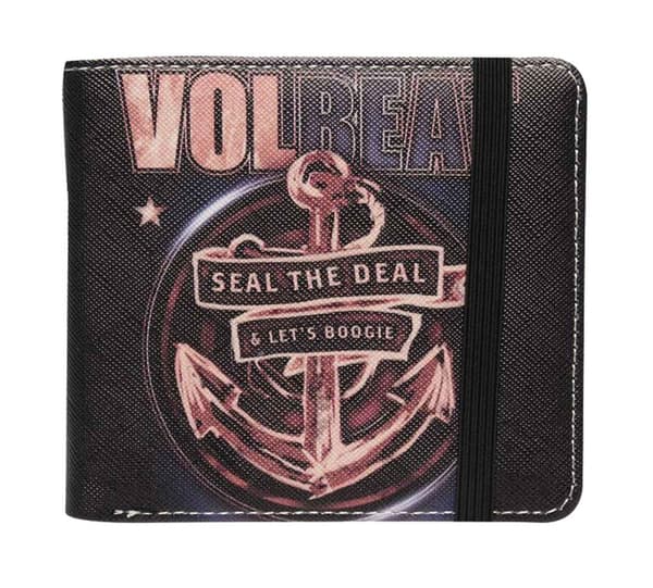 Volbeat Wallet Seal The Deal Band Logo Official Black Bifold ""