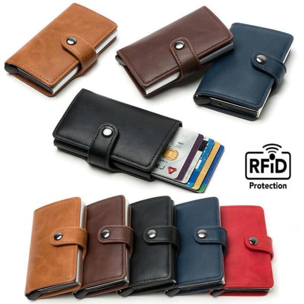 Pung Kortholder - RFID & NFC beskyttelse - 5 kort