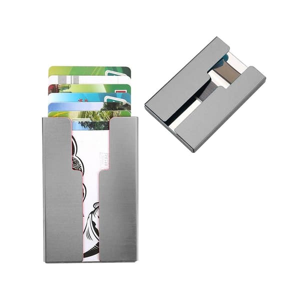 Korthållare 11 kort - Plånbok i Pop-Up i Aluminium - RFID