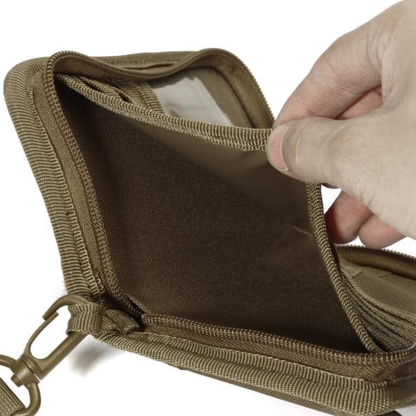 Vattentät militär plånbok kort telefonpåse väska handväska utomhus 1000D nylon