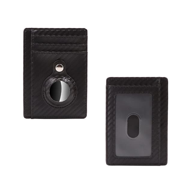 INF Kortholder med RFID-signalblokkering og Airtag-holder Sort