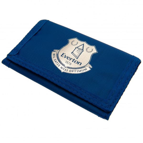 Everton FC Colour React Crest Nylon Wallet Royal Blue/White One Size