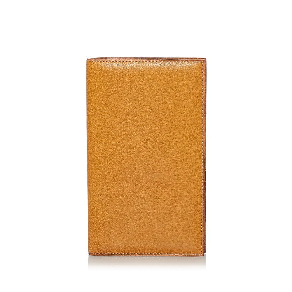 Pre-owned Celine Leather Notebook Cover Brown