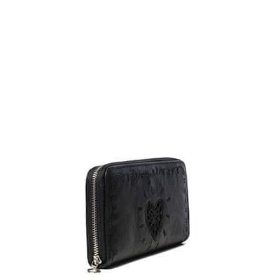 Plånbok - Desigual - ref_46660 - Svart - Syntetiskt läder - 20x10x2 cm