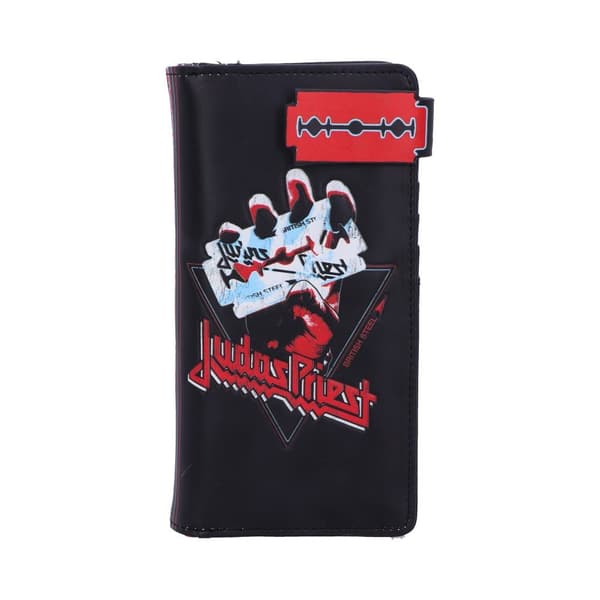 Judas Priest British Steel Embossed Purse 18.5cm
