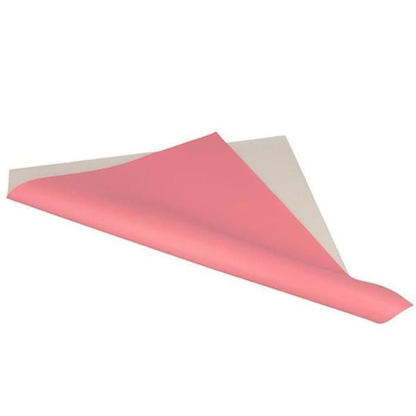 Folie i konstläder - ARTEMIO - Lovely Swan - Rosa - 30 x 30 cm - Syntetisk