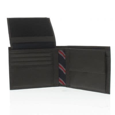 Herrplånbok med 3 flikar Eton brun - Tommy Hilfiger
