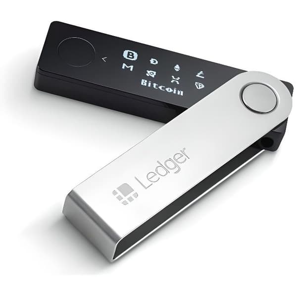 Ledger Nano X - Cryptocurrency Wallet - Bluetooth Svart