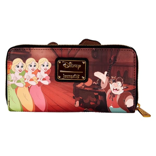 Loungefly  Disney Beauty and the Beast Villains Gaston Scene wallet